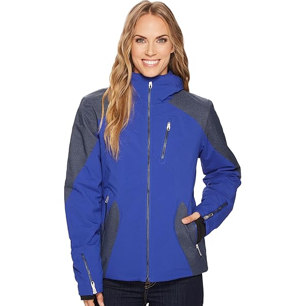 Amazon.com: Spyder Women's Prevail Jacket, Black/Green Flash/Bryte